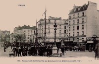 Boulevard de Belleville au Rond-point de Ménilmontant