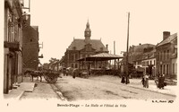 La halle et L'Hôtel de Ville