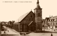 l'Église  et L'Avenue du Docteur Cazin