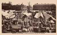 Place Marmottan ( un jour de marché)