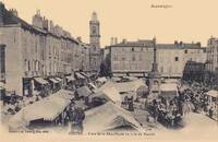 Place de la République un jour de Marché