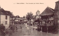 Salies-de-Béarn - Vue D'ensemble des Vieilles Maisons