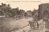 Vue sur la Gave et la Tour de Jeanne d'albret