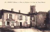 Place de L'Eglise et la Tour du Vieux Manoir