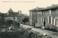 Vue prise du chemin de la Madone de Chevronnet