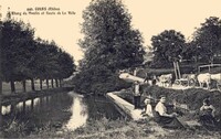 Etang du Moulin et Route de la Ville