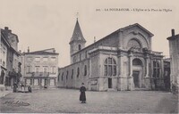 Fouillouse - Rivolet - l'Église et la place de l'Église