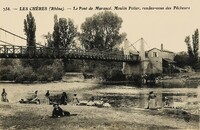 Le Pont de Morancé . Moulin Potier , rendez-vous des Pêcheurs