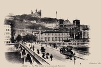 le Pont Tilsitt et le Coteau de Fourvière