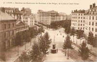 Carrefour des Boulevards des Brotteaux et des belges, du Lycée et Cours Vitton