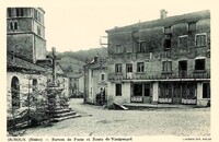 Bureau de Poste et Route de Vauxrenard