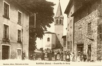 Grande Rue du Bourg.- Église