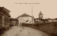 Entrée du Village.- Route de Rive-de-Gier