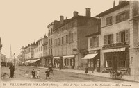 Hôtel de L'Ecu de France et Rue Nationale