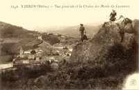 Vue Générale et la Chaîne des Monts du Lyonnais