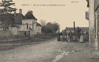 Gergy - Rue de la Gare et Bouilleur de Crue