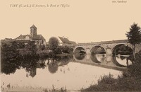 Viry - L'Arconce, Le Pont et l'Eglise