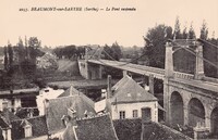 Beaumont-sur-Sarthe - Le Pont Suspendu