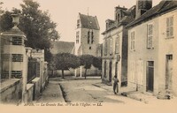 Avon - La Grande Rue - Vue de L'Eglise