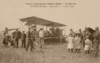 La Tombe - Course d'Aéroplanes PARIS - ROME 28 Mai 1911