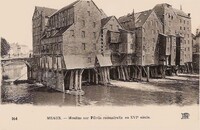 Moulins sur Pilotis reconstruits au 16 éme siècle
