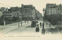 La Place Gambetta et la Rue de Paris