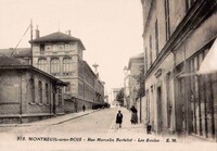 Montreuil - Rue Marcelin Bertelot . Les Écoles