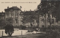 Pantin - Les Écoles et le jardin de la Mairie