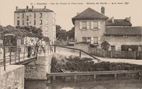 Vue du Canal et Pont-Levis - Maison de Garde