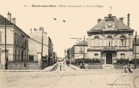 Mairie , Gendarmerie et Rue de l'Église