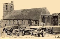 l'Église et la Place du Marché