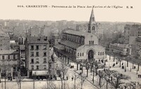 Panorama de la Place des Écoles et de L'Église