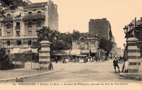 Entrée du Bois - Avenue du Polygone, menant au fort de Vincennes