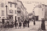 La Grande Fontaine et la Rue de la République