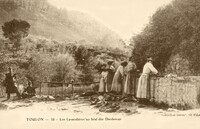 Les Lavandière au béal des Dardennes