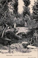 Venasque - Ancien Pont du Rieu, sous Venasque