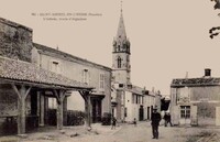 L'entrée, route d'Aiguillon