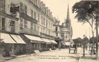 Boulevard Blossac et Église St-Jean-Baptiste