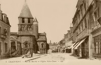 rue du Marché et L'Eglise Notre-Dame