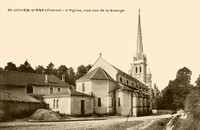 l'Église, vue de la Grange