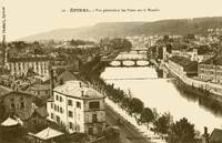vue Générale et les Ponts sur la Moselle