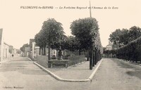 La Fontaine Regnoul et L'Avenue de la Gare