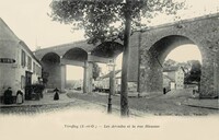 Les Arcades et la rue Rieussec