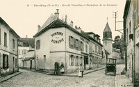 Rue de Versailles et carrefour de la Fontaine